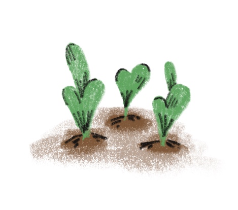 Plants detail from Journey to the Mountaintop comic